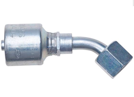 CRIMPABLE CODO 45° CARA PLANA HEMBRA #10 A 5/8"
