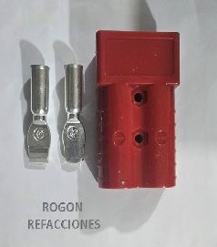 CONECTOR MONTACARGAS ELECTRICO (ROJO)