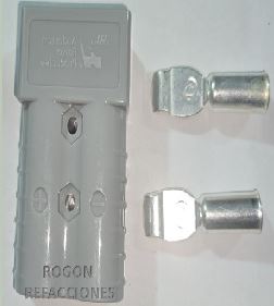 CONECTOR MONTACARGAS ELECTRICO (GRIS)