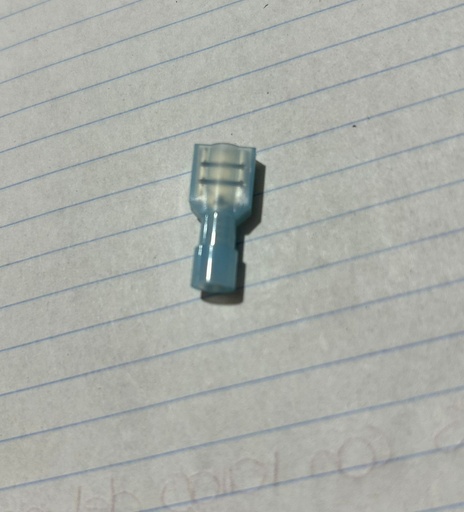 [04225] TERMINAL DE INSTALACION HEMBRA AISLADA AZUL