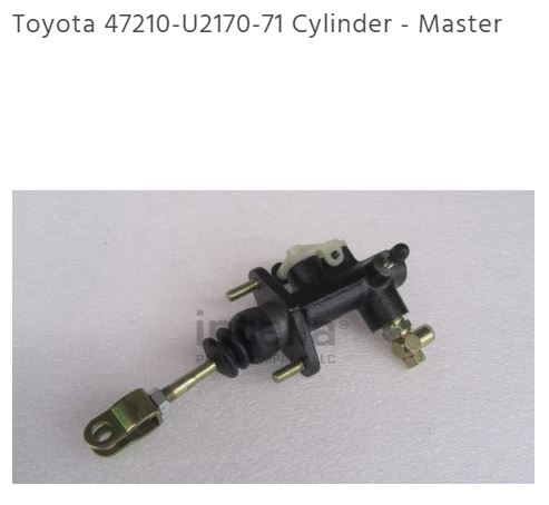 [47210-U2170-71] CILINDRO MAESTRO TOYOTA