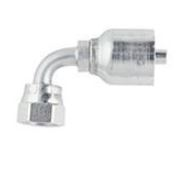 [12G-12FFORX90] CRIMPABLE CODO 90° CARA PLANA HEMBRA 12 A 3/4"