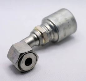 [4G-6FFORX90] CRIMPABLE CODO 90° CARA PLANA HEMBRA #4 A 3/8"